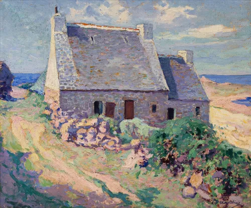 MAB -  Artiste venu peindre la Bretagne Paul Madeline